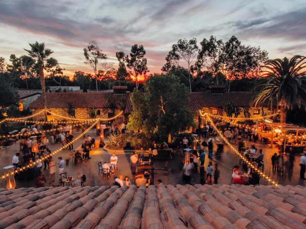 Outdoor Evening Event In La Jolla.