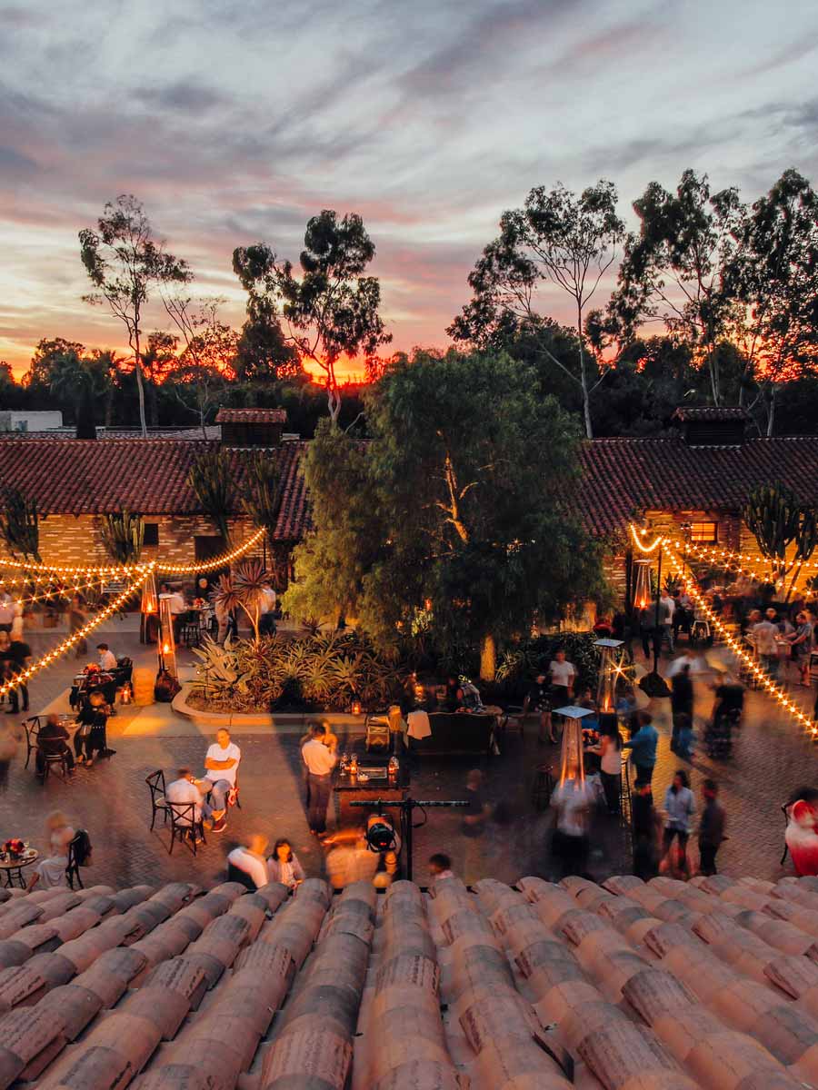 Outdoor Evening Event In La Jolla.