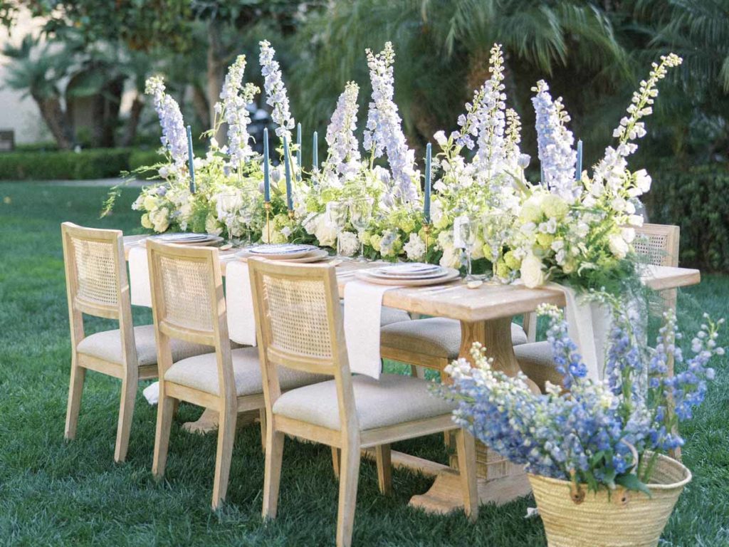 Wedding Table And Flowers.