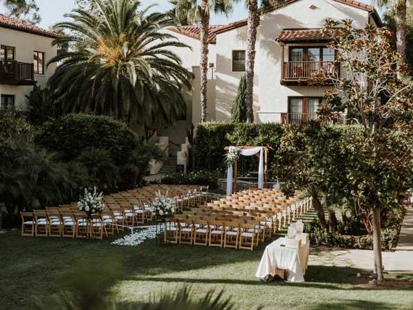 Large Wedding Ceremony In Point Loma.