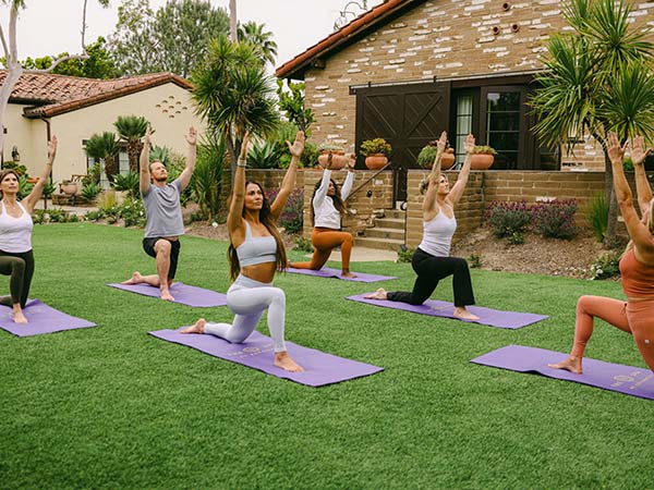 Yoga On The Grass