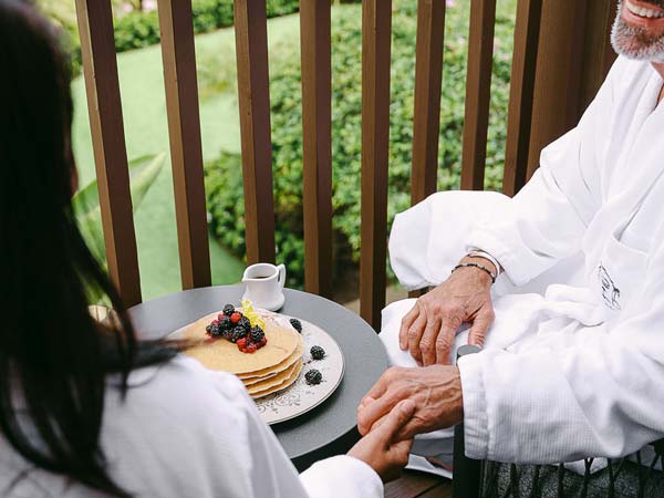 Breakfast On The Balcony.