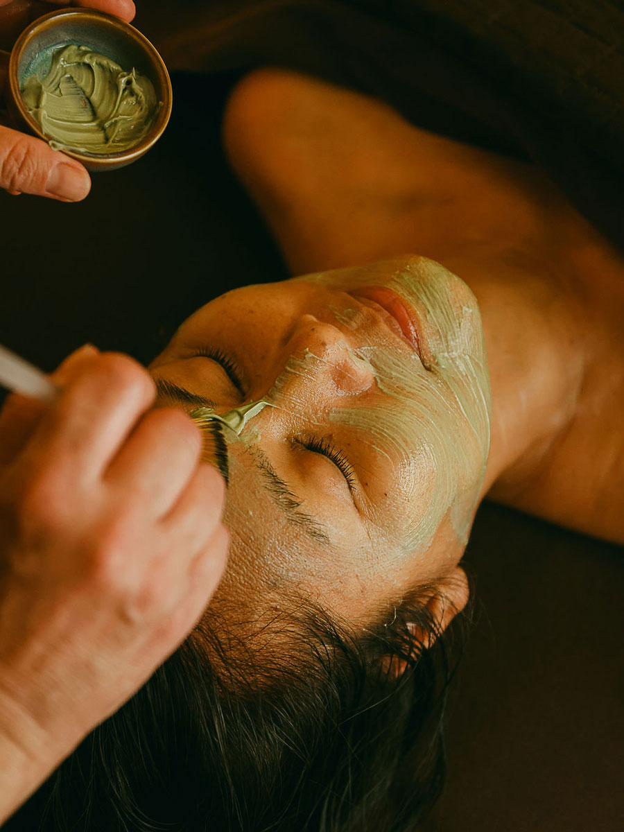 Lady Getting A Facial.