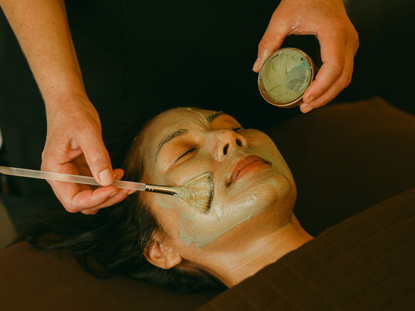 Lady Getting A Facial